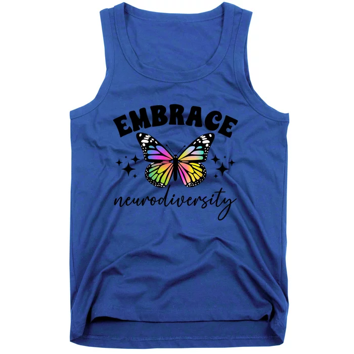 Embrace Neurodiversity Autism Neurodivergent Gift Tank Top