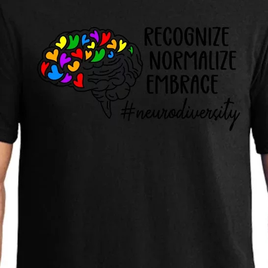 Embrace Neurodiversity Autism Month Neurodivergent Gift Pajama Set