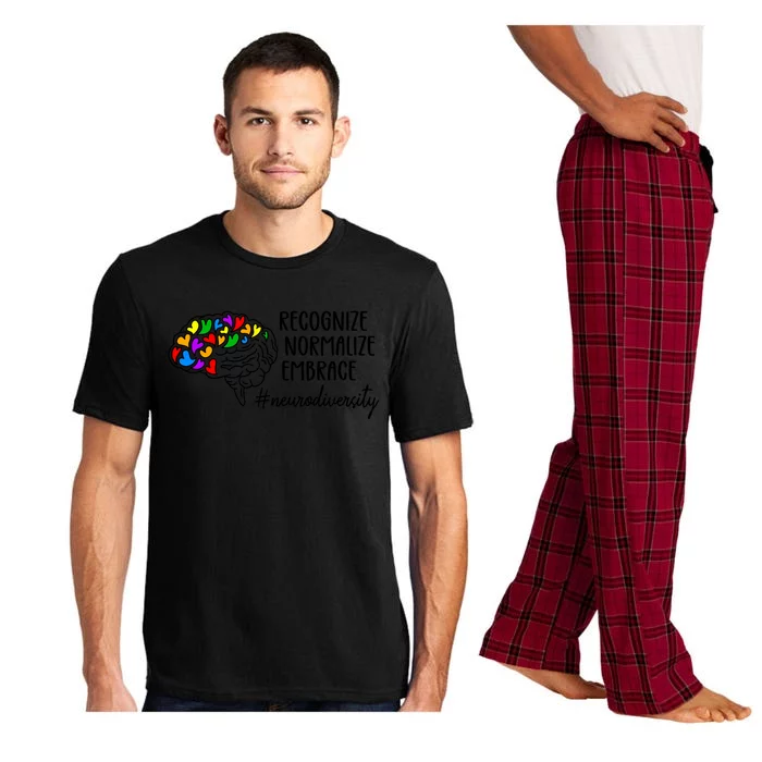 Embrace Neurodiversity Autism Month Neurodivergent Gift Pajama Set