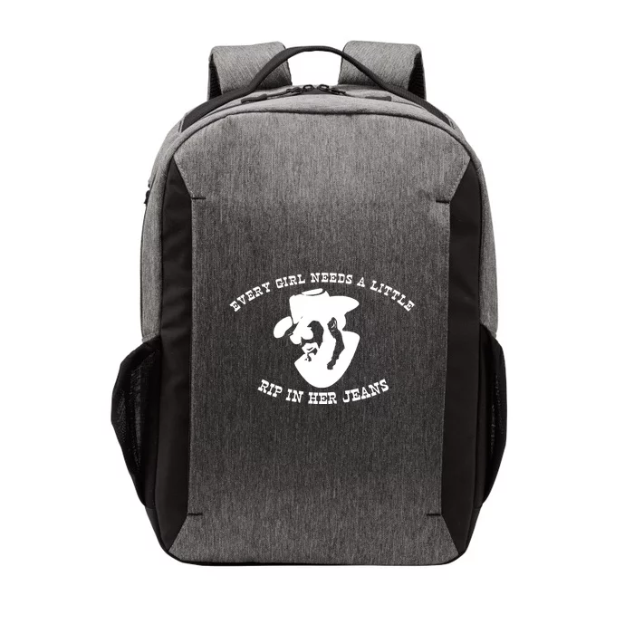 Everygirl Needs A Little Rip In Her Jeans Cowboy Western Vector Backpack