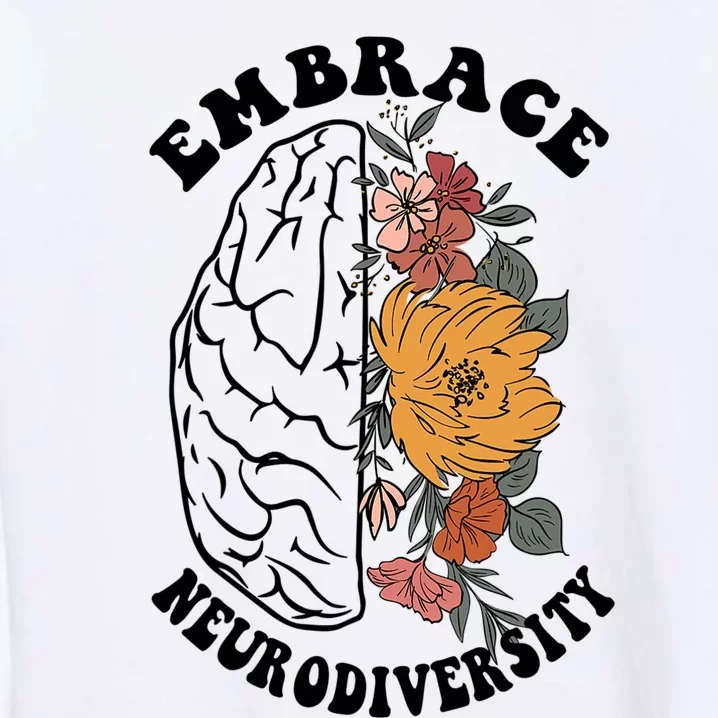 Embrace Neurodiversity Autism ASD Awareness Garment-Dyed Sweatshirt