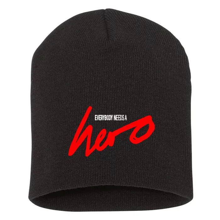 Everybody Needs A Hero Album Short Acrylic Beanie