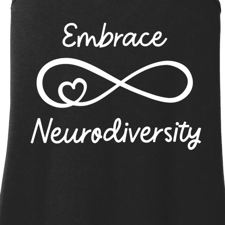 Embrace Neurodiversity Autism Awareness Teacher Mom Ladies Essential Tank