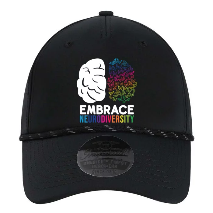 Embrace Neurodiversity Autism Adhd Asd Rainbow Brain Gift Performance The Dyno Cap