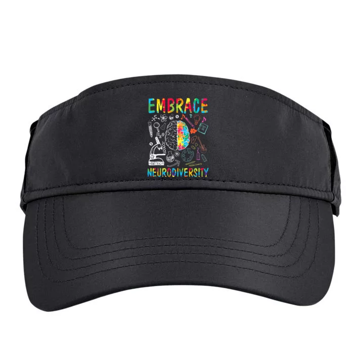 Embrace Neurodiversity Autism Awareness ASD Adult Drive Performance Visor