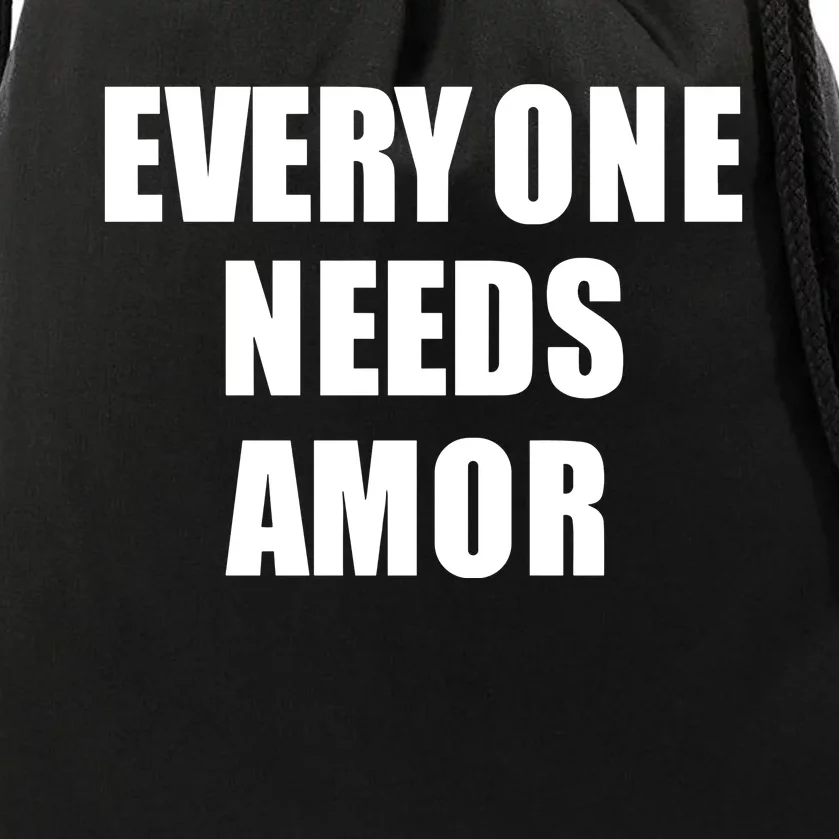 Everyone Needs Amor Drawstring Bag