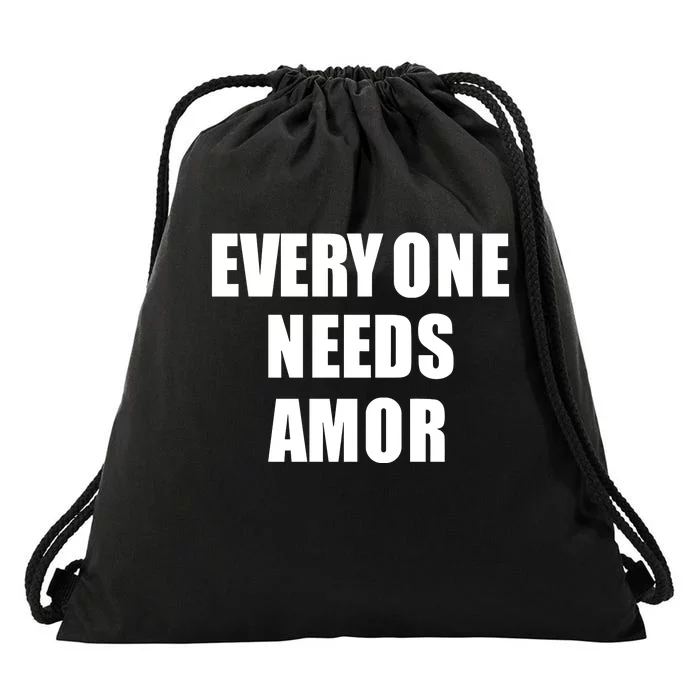 Everyone Needs Amor Drawstring Bag