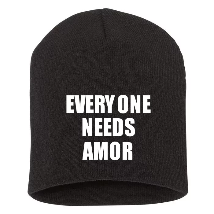 Everyone Needs Amor Short Acrylic Beanie