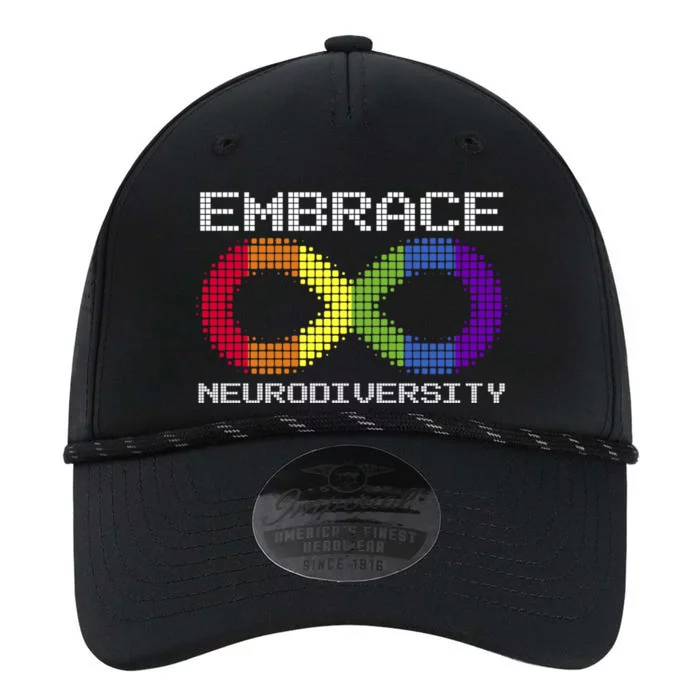 Embrace Neurodiversity Autism Adhd Asd Rainbow Brain Gift Performance The Dyno Cap