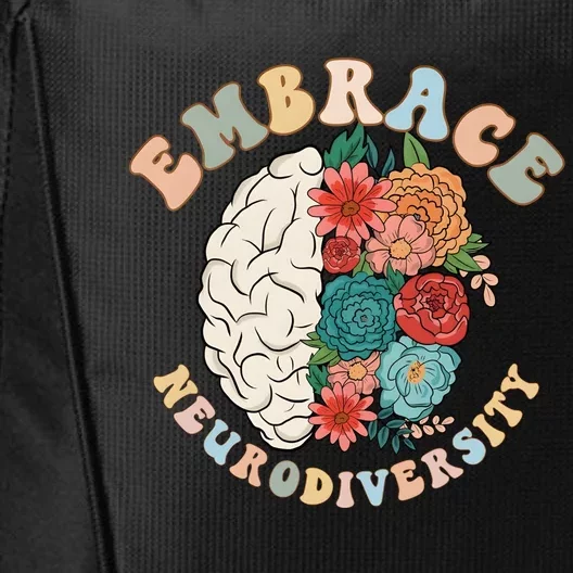 Embrace Neurodiversity Autism Awareness Month City Backpack