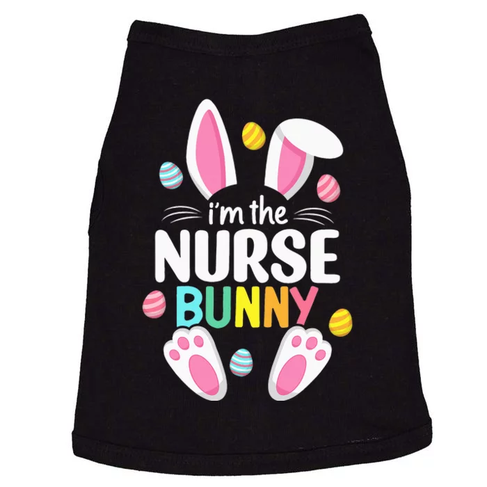 Easter Nurse Bunny Ears Nursing Easter Egg Stethoscope Doggie Tank