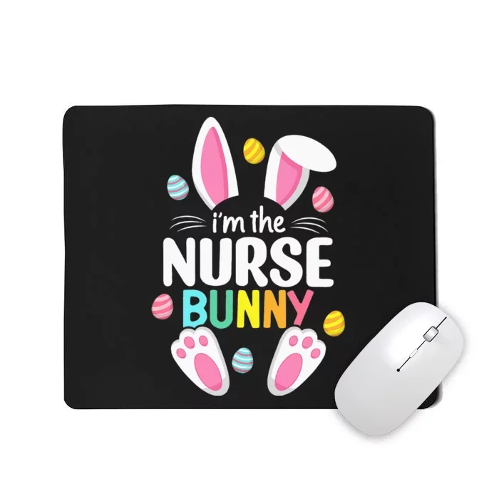 Easter Nurse Bunny Ears Nursing Easter Egg Stethoscope Mousepad