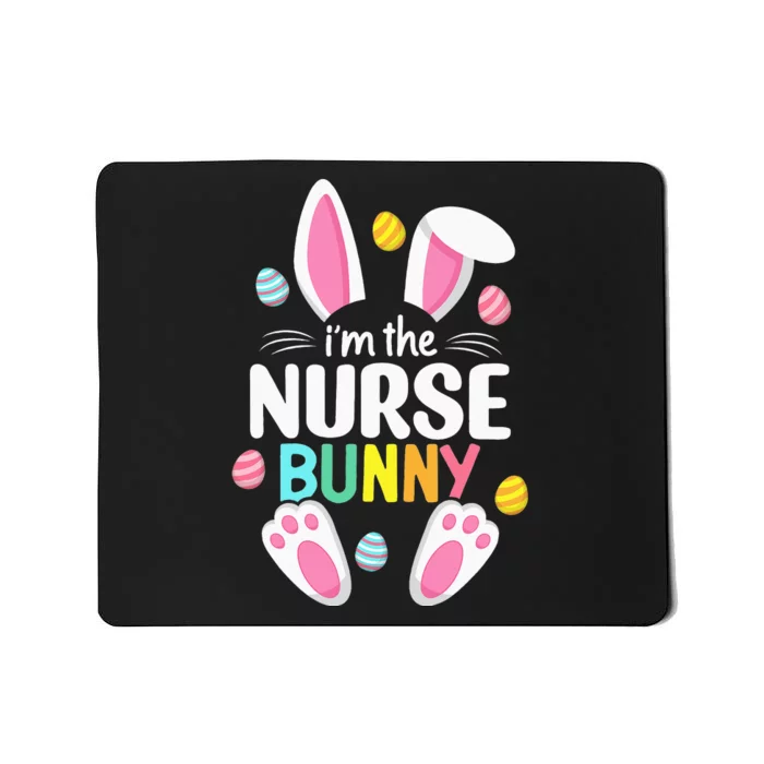 Easter Nurse Bunny Ears Nursing Easter Egg Stethoscope Mousepad