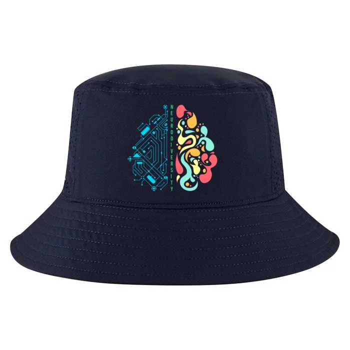 Embrace Neurodiversity Brain Gift For Autism Awareness Gift Cool Comfort Performance Bucket Hat