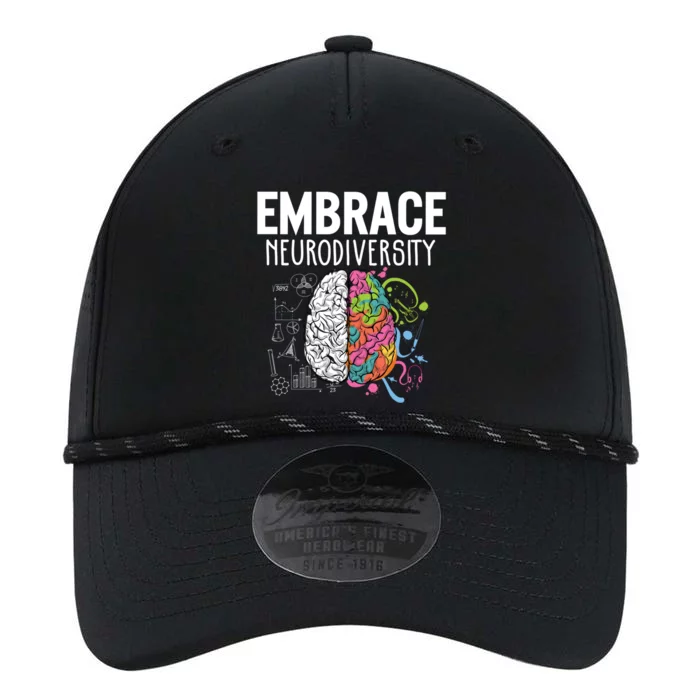 Embrace Neurodiversity Brain Gift Autism Awareness Gift Performance The Dyno Cap