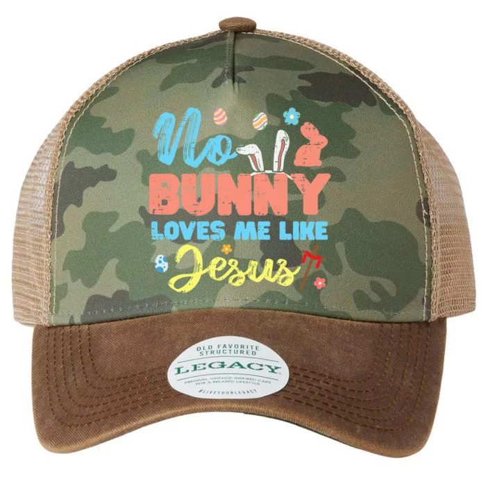 Easter No Bunny Loves Me Like Jesus Religious Legacy Tie Dye Trucker Hat