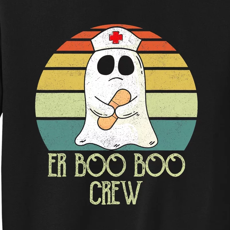 ER Nurse Boo Boo Crew Women Halloween Costume Nursing Sweatshirt