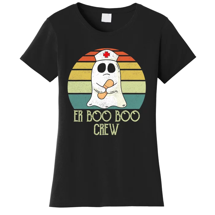 ER Nurse Boo Boo Crew Women Halloween Costume Nursing Women's T-Shirt