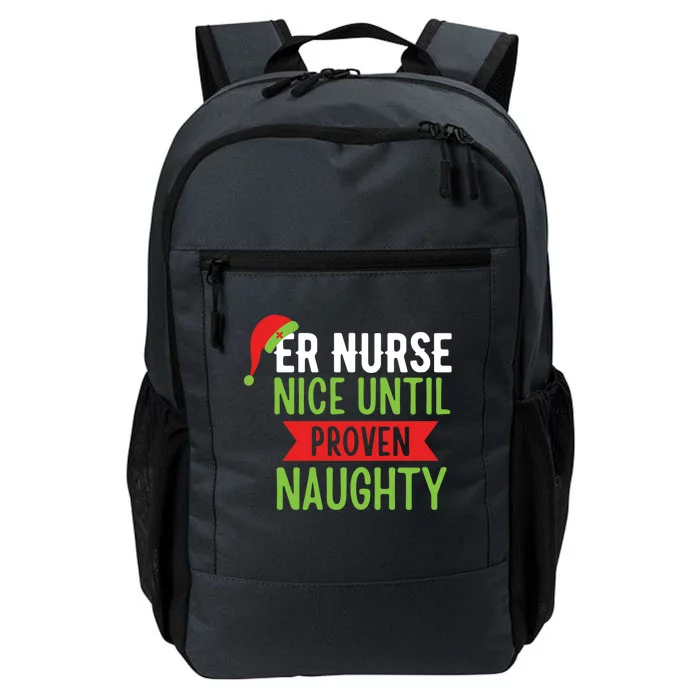 Er Nurse Christmas Funny Nice Gift Daily Commute Backpack