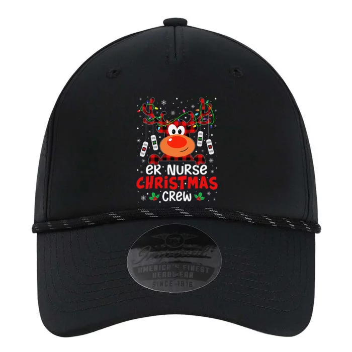 ER Nurse Christmas Crew Cute Reindeer Xmas Love Nurse Life Performance The Dyno Cap