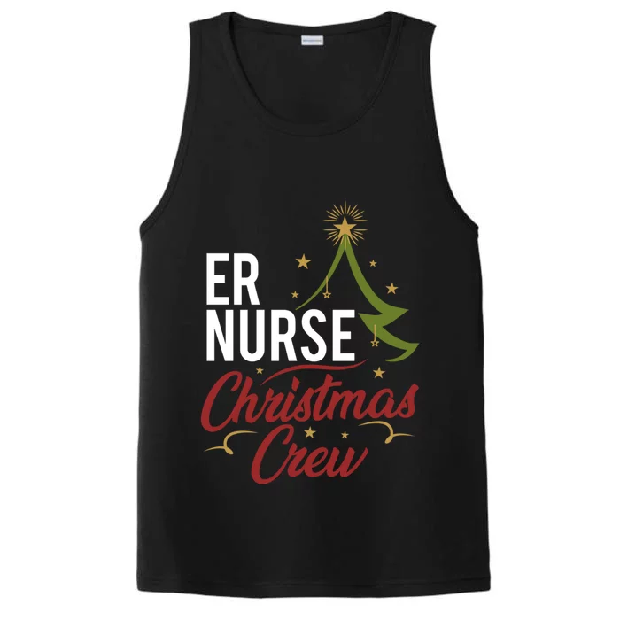 Er Nurse Christmas Crew Emergency Room Icu Nursing Squad Gift Performance Tank