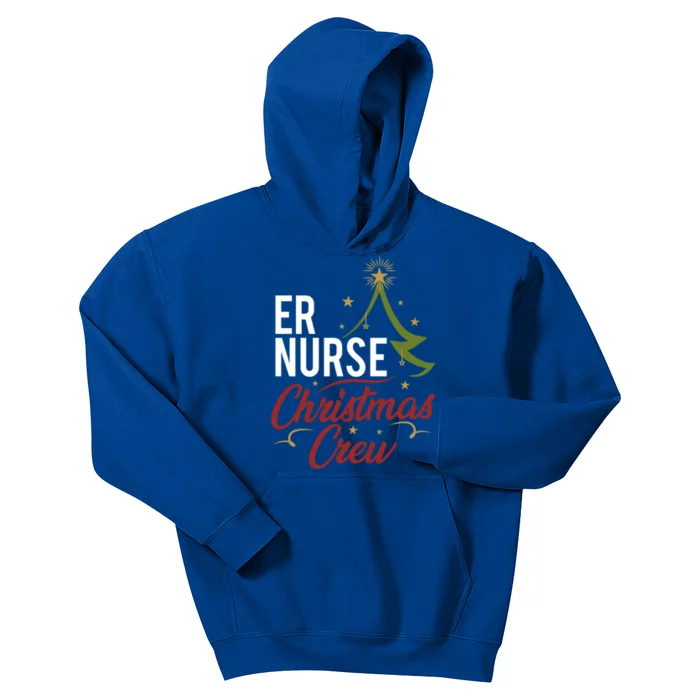 Er Nurse Christmas Crew Emergency Room Icu Nursing Squad Gift Kids Hoodie