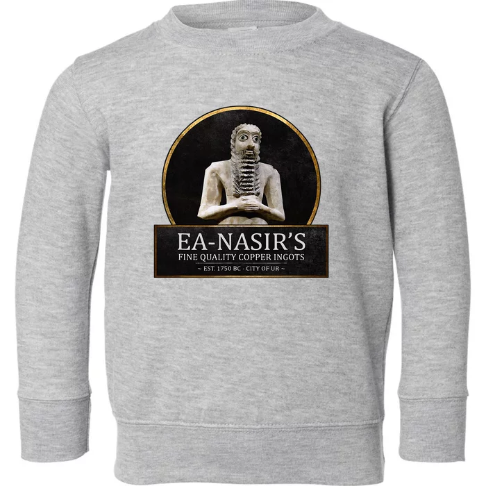 Ea NasirS Copper Ingots Funny Bronze Age History Meme Toddler Sweatshirt