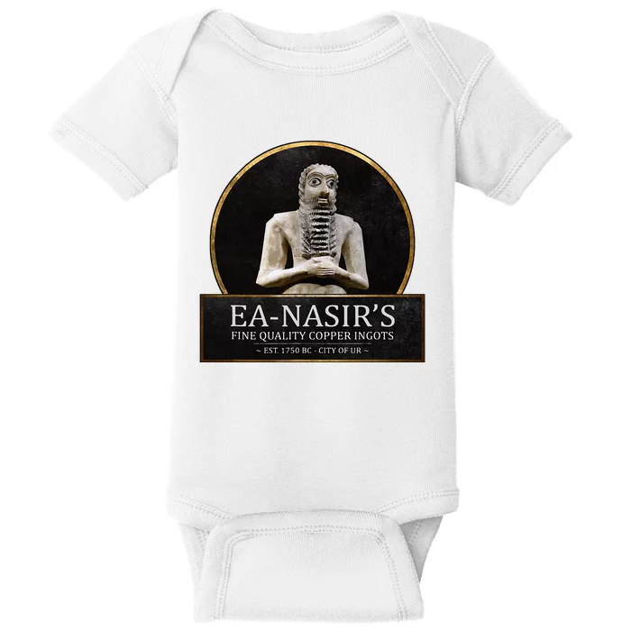 Ea NasirS Copper Ingots Funny Bronze Age History Meme Baby Bodysuit