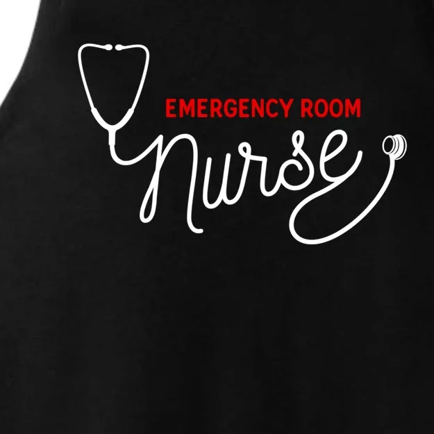 Er Nurse Clothing Gift Emergency Room Nurse Gift Ladies Tri-Blend Wicking Tank