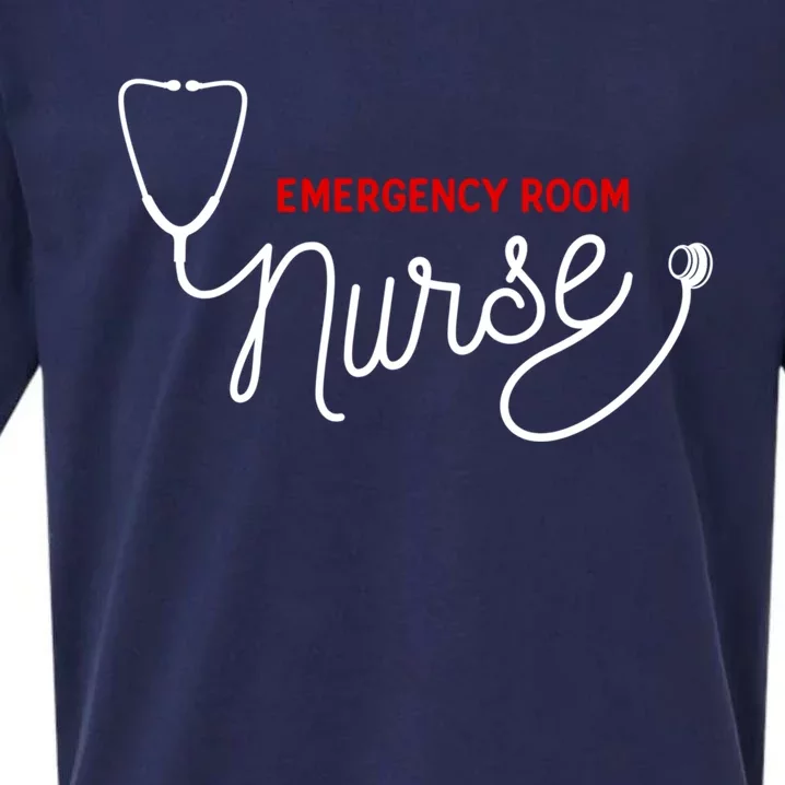 Er Nurse Clothing Gift Emergency Room Nurse Gift Sueded Cloud Jersey T-Shirt