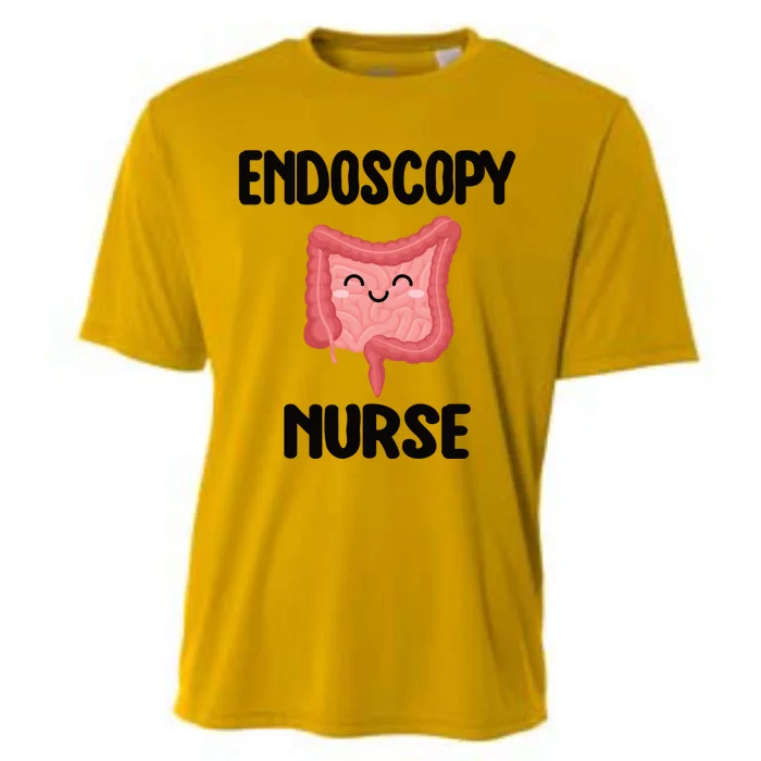 Endoscopy Nurse Colon Endoscopy Nursing Gift Cooling Performance Crew T-Shirt