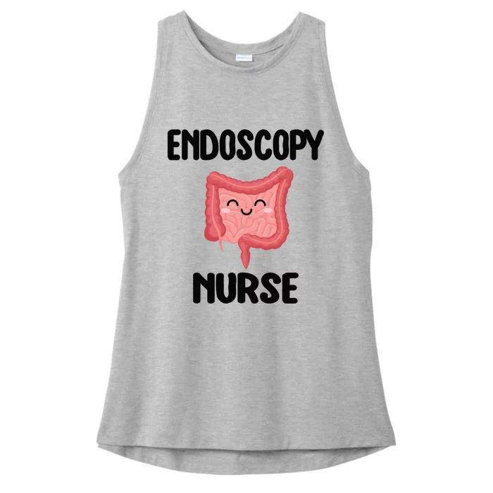 Endoscopy Nurse Colon Endoscopy Nursing Gift Ladies Tri-Blend Wicking Tank