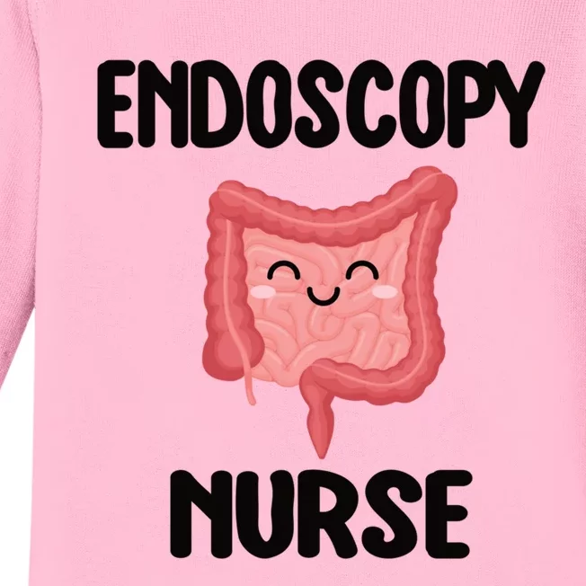 Endoscopy Nurse Colon Endoscopy Nursing Gift Baby Long Sleeve Bodysuit