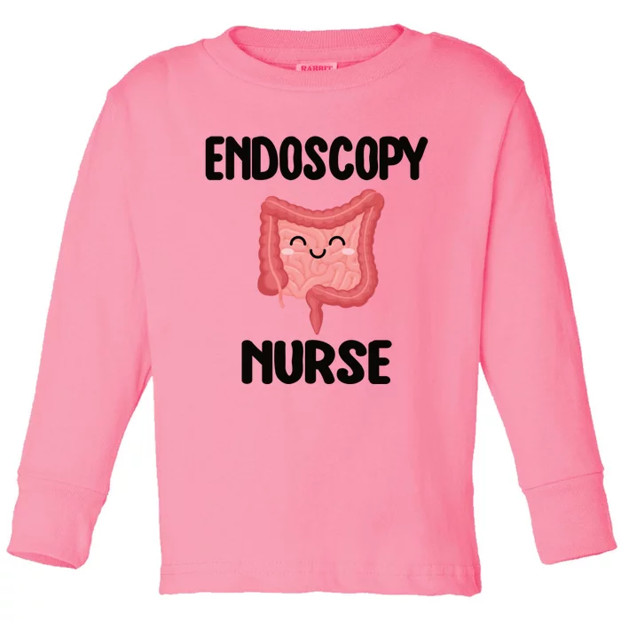 Endoscopy Nurse Colon Endoscopy Nursing Gift Toddler Long Sleeve Shirt