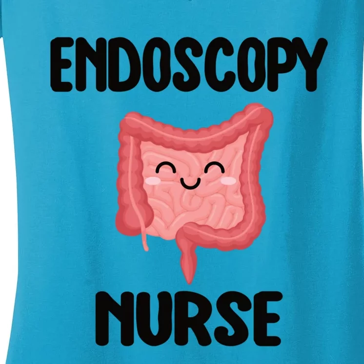 Endoscopy Nurse Colon Endoscopy Nursing Gift Women's V-Neck T-Shirt