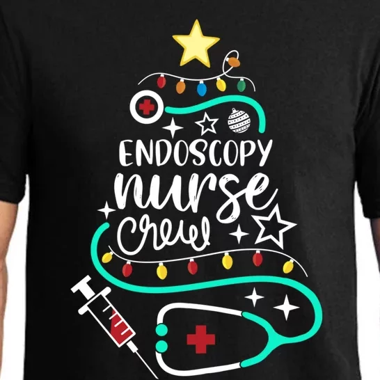 Endoscopy Nurse Crew Gift Merry Christmas Endoscopy Nursing Gift Pajama Set