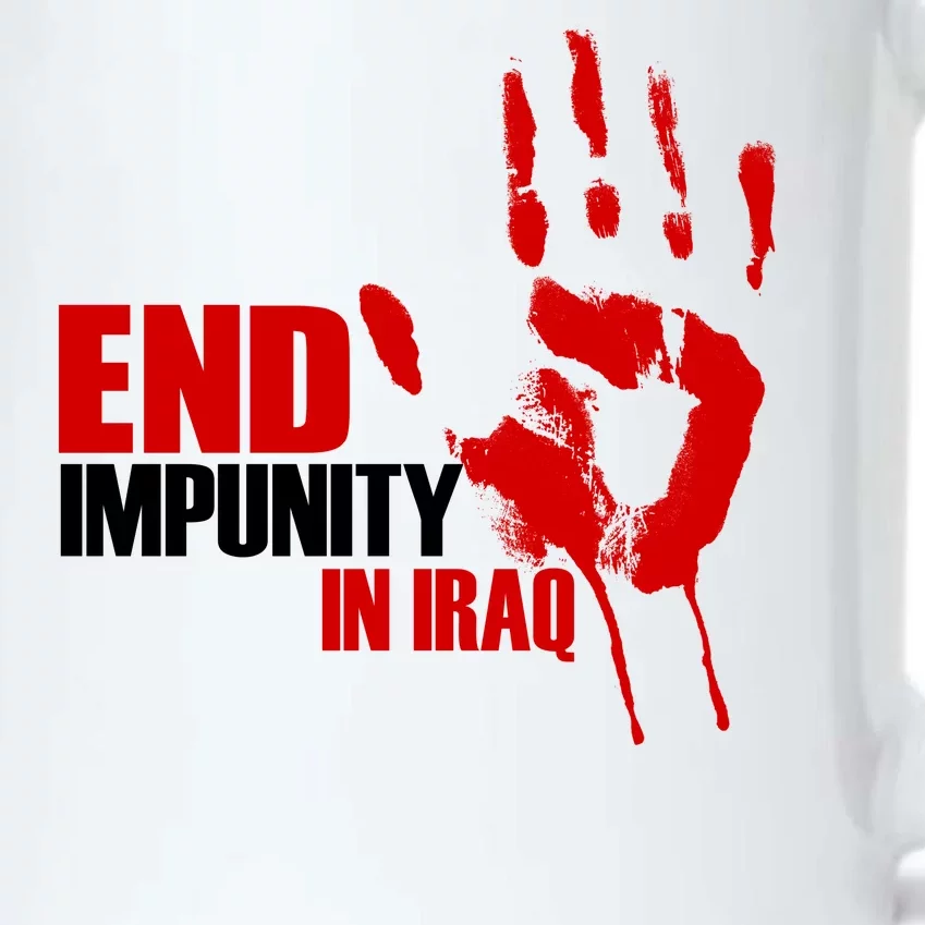 End Impunity In Iraq Black Color Changing Mug