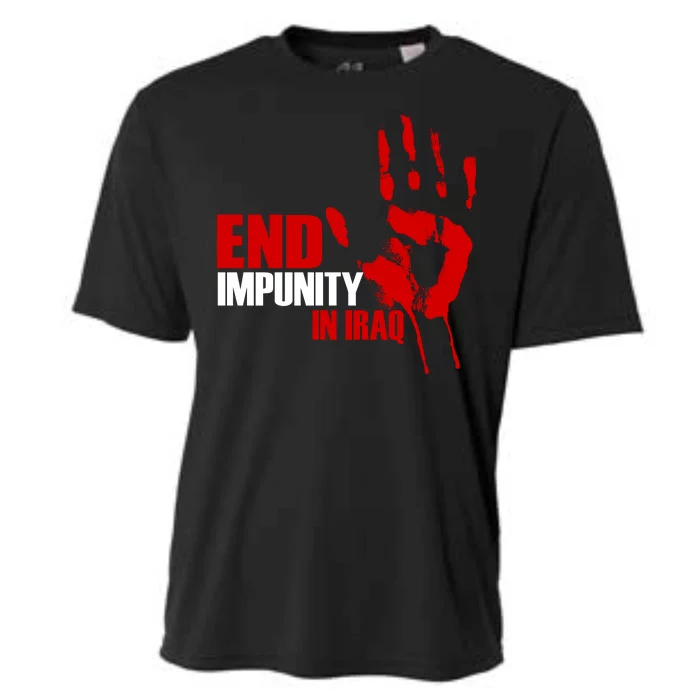 End Impunity In Iraq Cooling Performance Crew T-Shirt