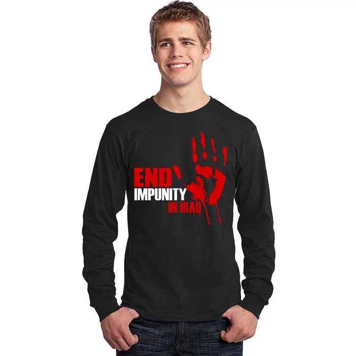 End Impunity In Iraq Long Sleeve Shirt