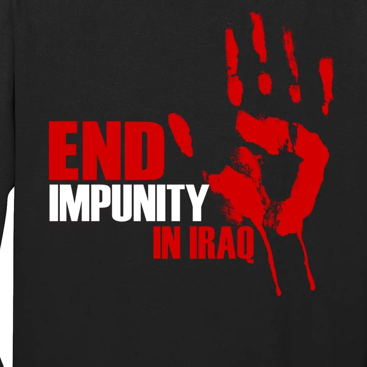 End Impunity In Iraq Long Sleeve Shirt