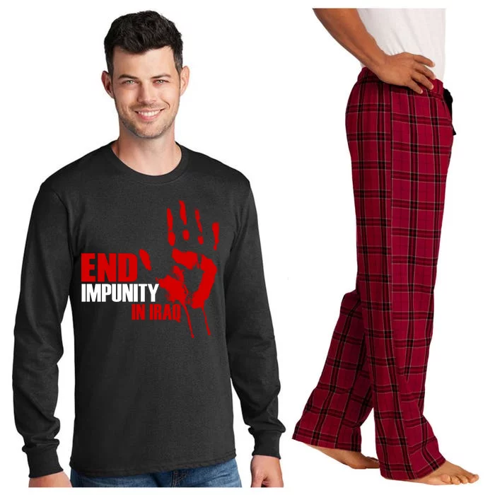 End Impunity In Iraq Long Sleeve Pajama Set