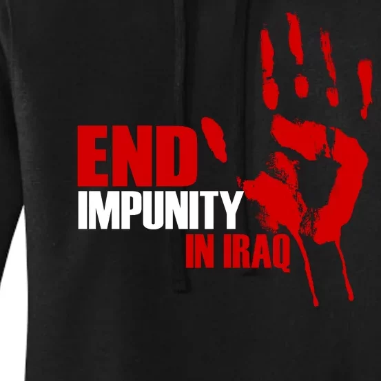 End Impunity In Iraq Women's Pullover Hoodie