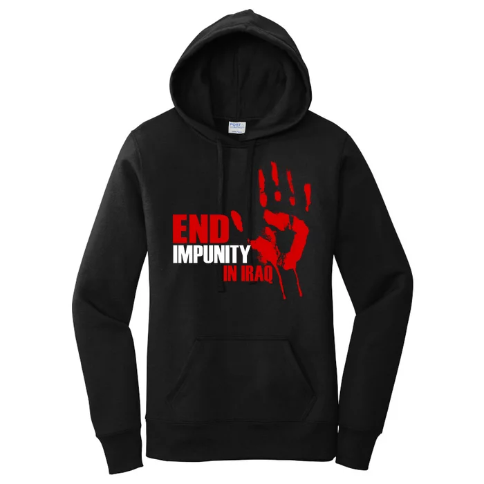 End Impunity In Iraq Women's Pullover Hoodie