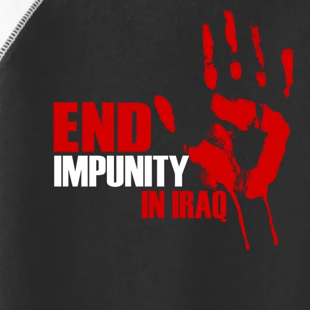 End Impunity In Iraq Toddler Fine Jersey T-Shirt