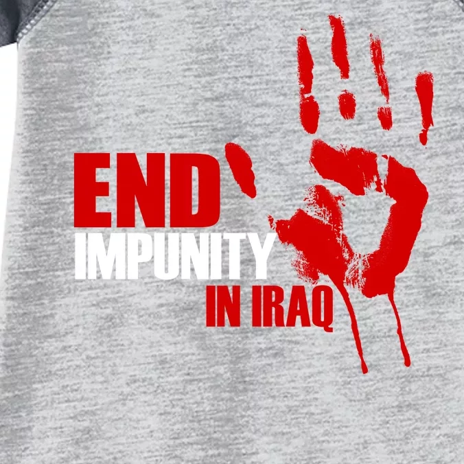 End Impunity In Iraq Infant Baby Jersey Bodysuit