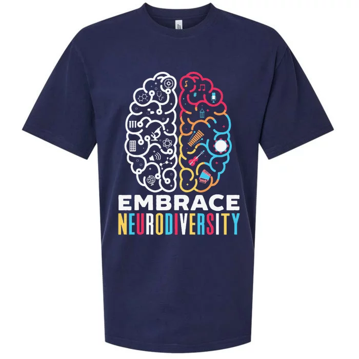 Embrace Neurodiversity Design For A Autism Awareness Sueded Cloud Jersey T-Shirt