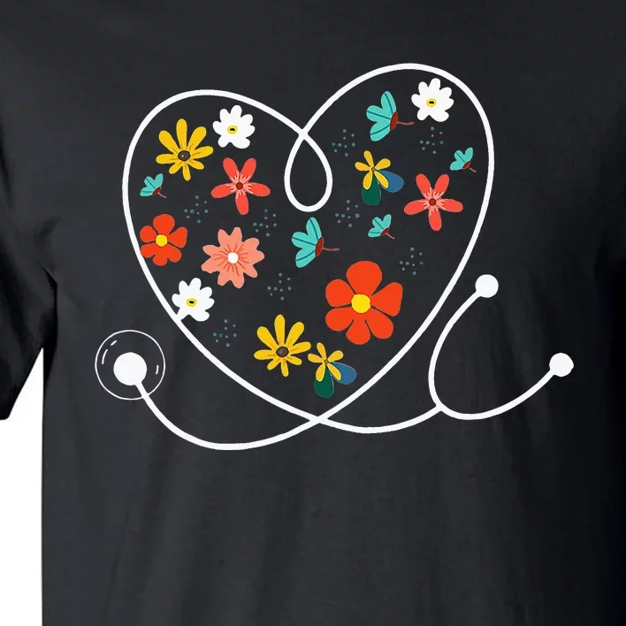 Easter Nurse Doctor Stethoscope Nurses Cute RN CNA Tall T-Shirt