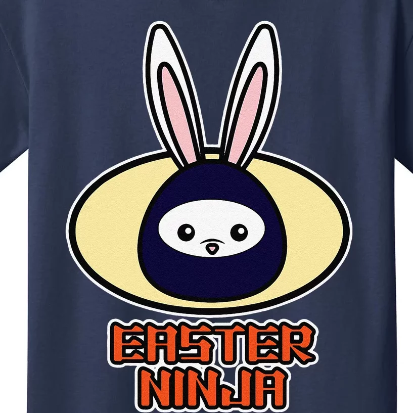 Easter Ninja Design For Easter Ninja Bunny Kids T-Shirt