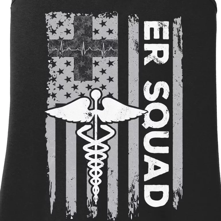 ER Nurse Doctor Emergency Room Hospital Squad Ladies Essential Tank