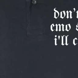 Emo Nite DonT Play Emo Songs ILl Cum Softstyle Adult Sport Polo